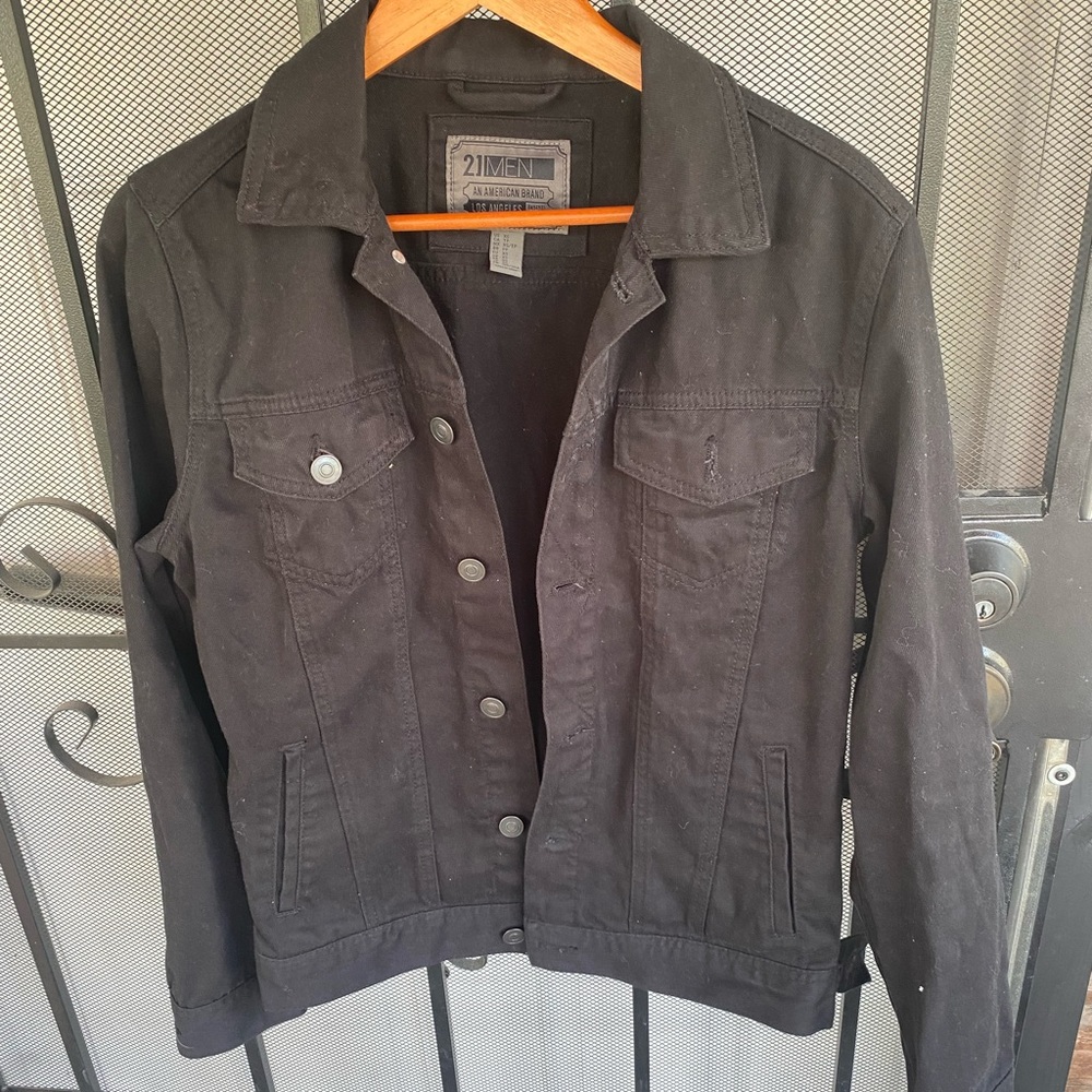 Black Denim Jacket Forever 21